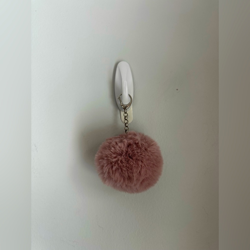 Pom Pom Faux Fur Keychain